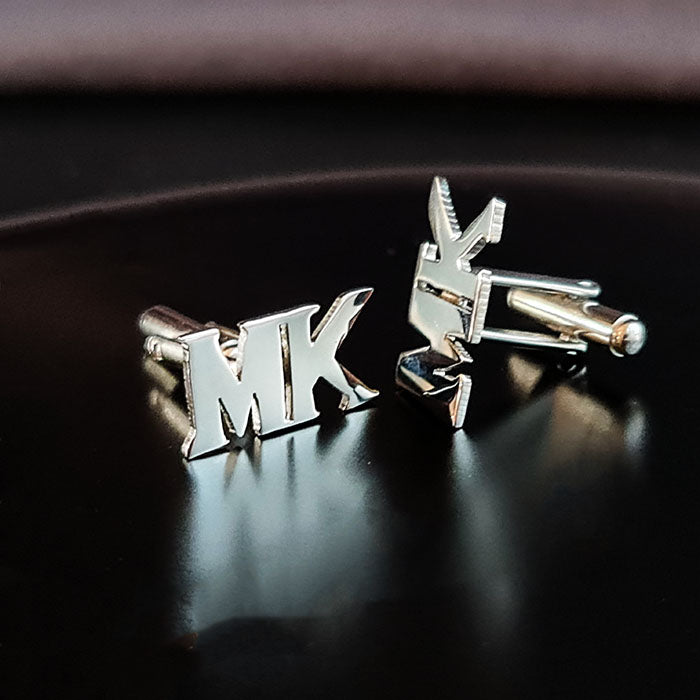 Endorse Cufflinks in Silver - Personalized Initials for Men