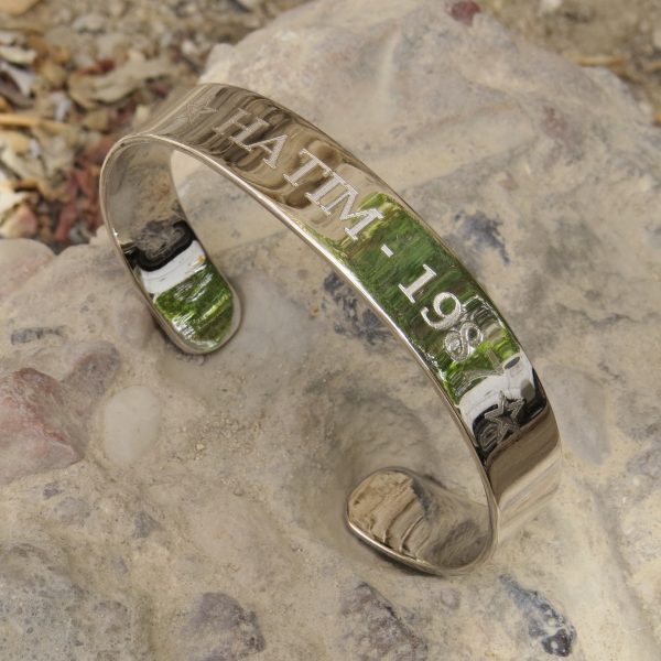 Personalize Your Style with Engraved AMBITION CUFF for Men